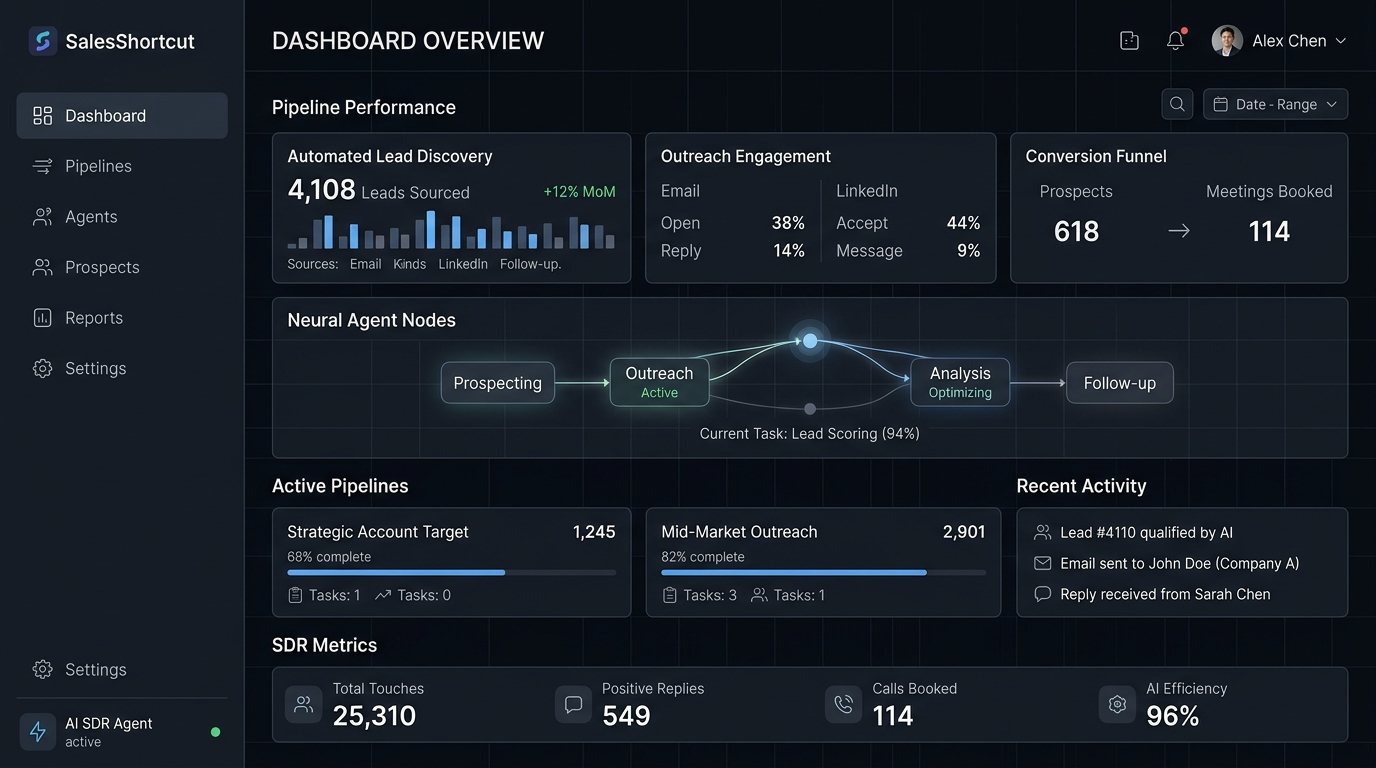 SalesShortcut — Multi-Agent SDR System